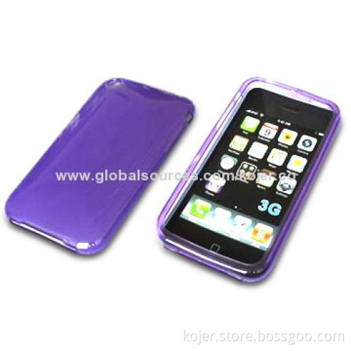 Cases for iPhone 3G, Made of Plain TPU, Lightweight and Translucent with Optional Colors